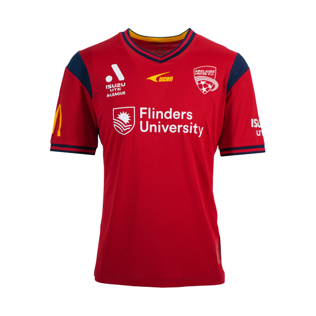 Adelaide United FC Home Jersey 23/24 Official Gear ADELAIDE UNITED