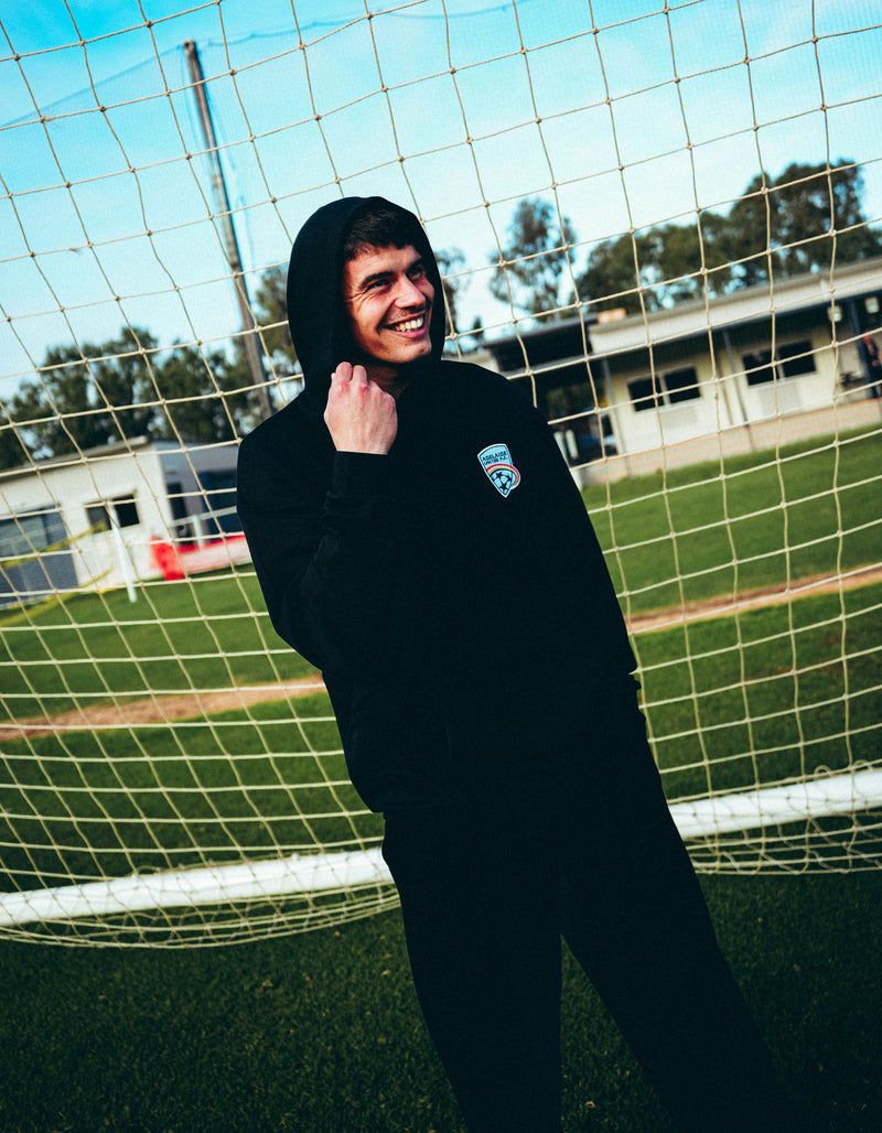 26/27 Adelaide United Black Hoodie - Junior