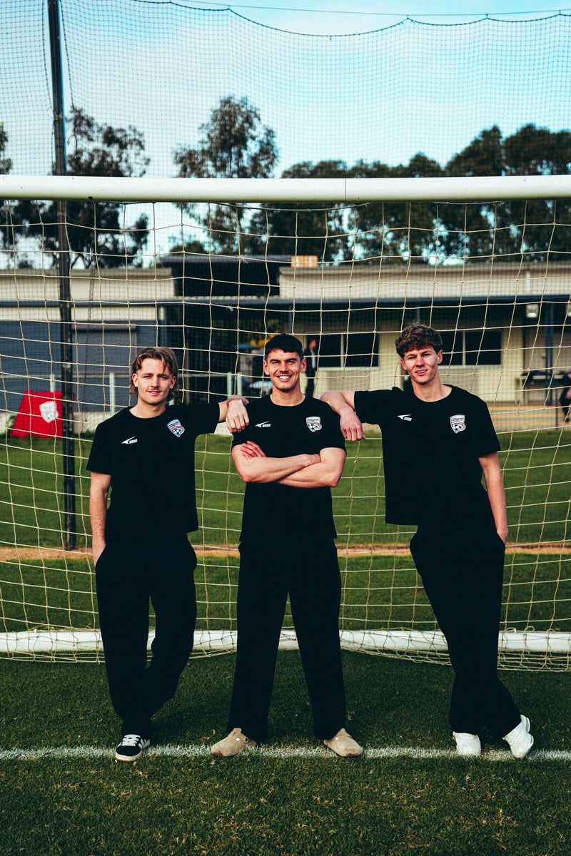 26/27 Adelaide United Black Tee - Junior
