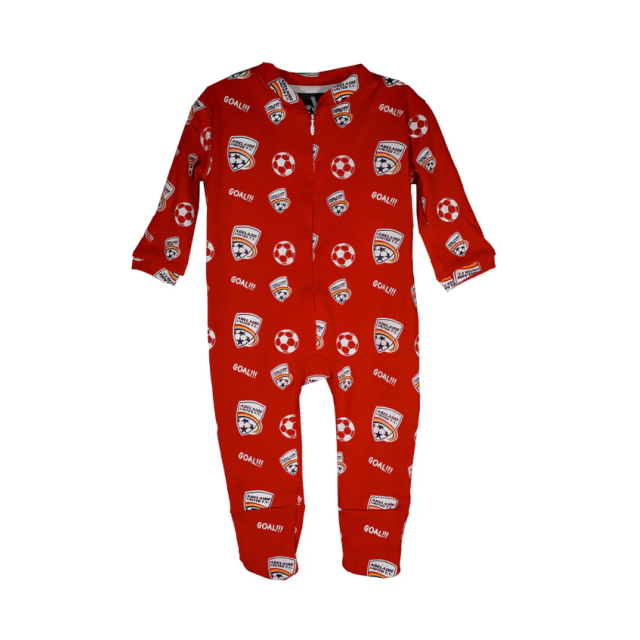 Adelaide United FC Logo Baby Bodysuit