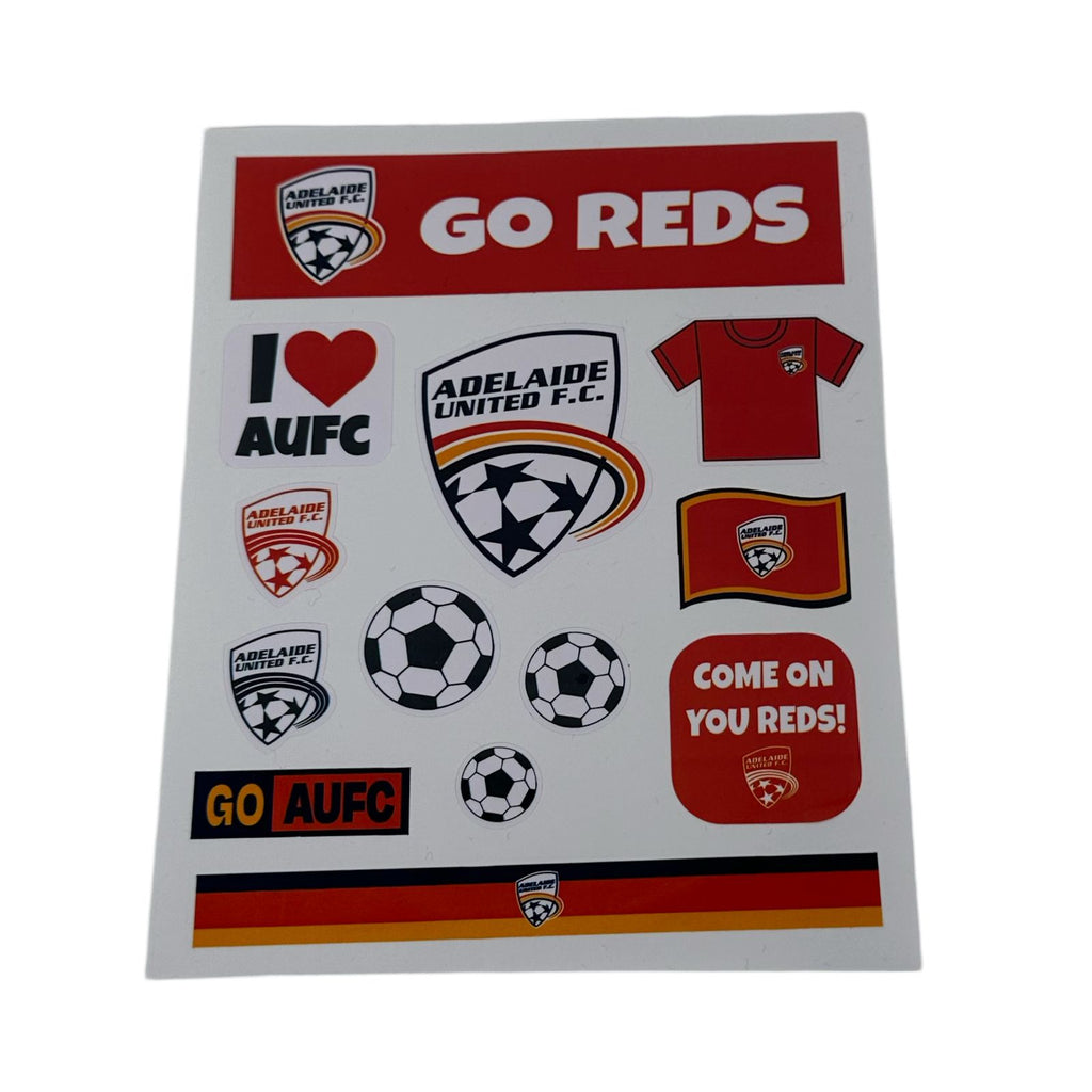 Adelaide United FC Sticker Sheet