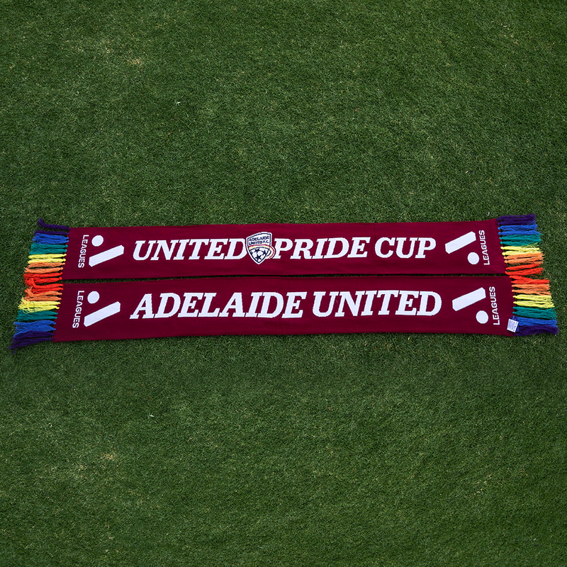 Adelaide United Pride Cup Scarf