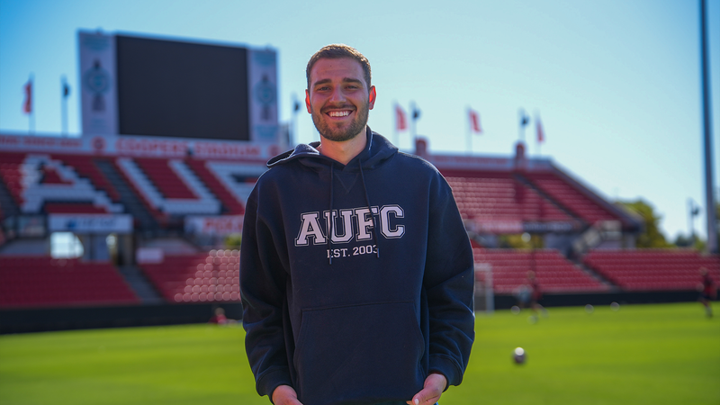 Adelaide United Collegiate Hoodie - Adult